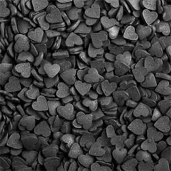 Посыпка "Сердечки черные (мини)" 0,05 кг